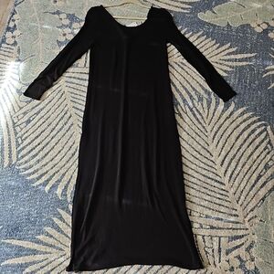 NWT H&M Classic Black Long Sleeve Dress